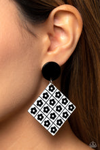 Load image into Gallery viewer, Earrings Vintage Vaudeville - Black E351