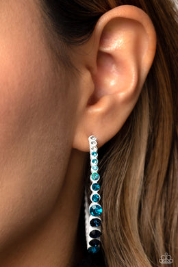 Earrings Gossip CURL - Blue E432