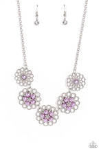 Load image into Gallery viewer, Necklaces Mandala Mosaic - Purple
