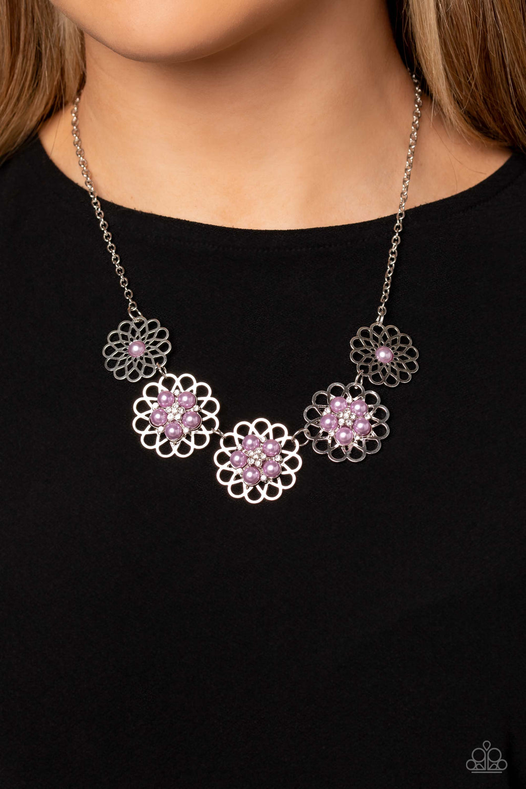 Necklaces Mandala Mosaic - Purple