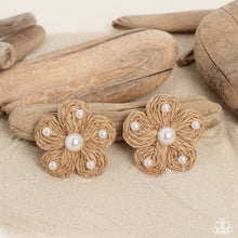 Load image into Gallery viewer, Earrings Permanent Vacation - Brown Post E2213