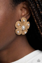 Load image into Gallery viewer, Earrings Permanent Vacation - Brown Post E2213
