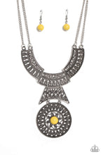Load image into Gallery viewer, Necklaces Fetching Filigree - Yellow N2384