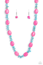 Load image into Gallery viewer, Necklaces Stone Age Showcase - Pink N2363