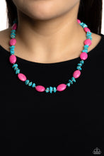 Load image into Gallery viewer, Necklaces Stone Age Showcase - Pink N2363
