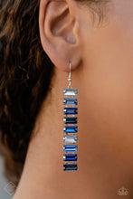Load image into Gallery viewer, Earrings Superbly Stacked - Blue E293