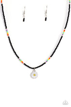 Load image into Gallery viewer, Necklace Charming Chance - Black N049