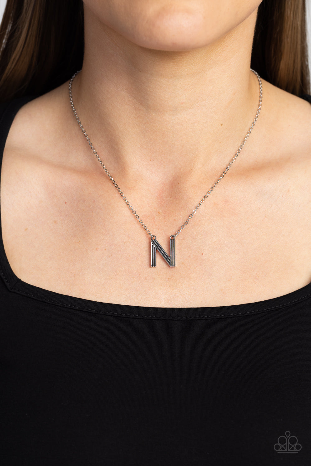 Necklaces Leave Your Initials - Silver - N