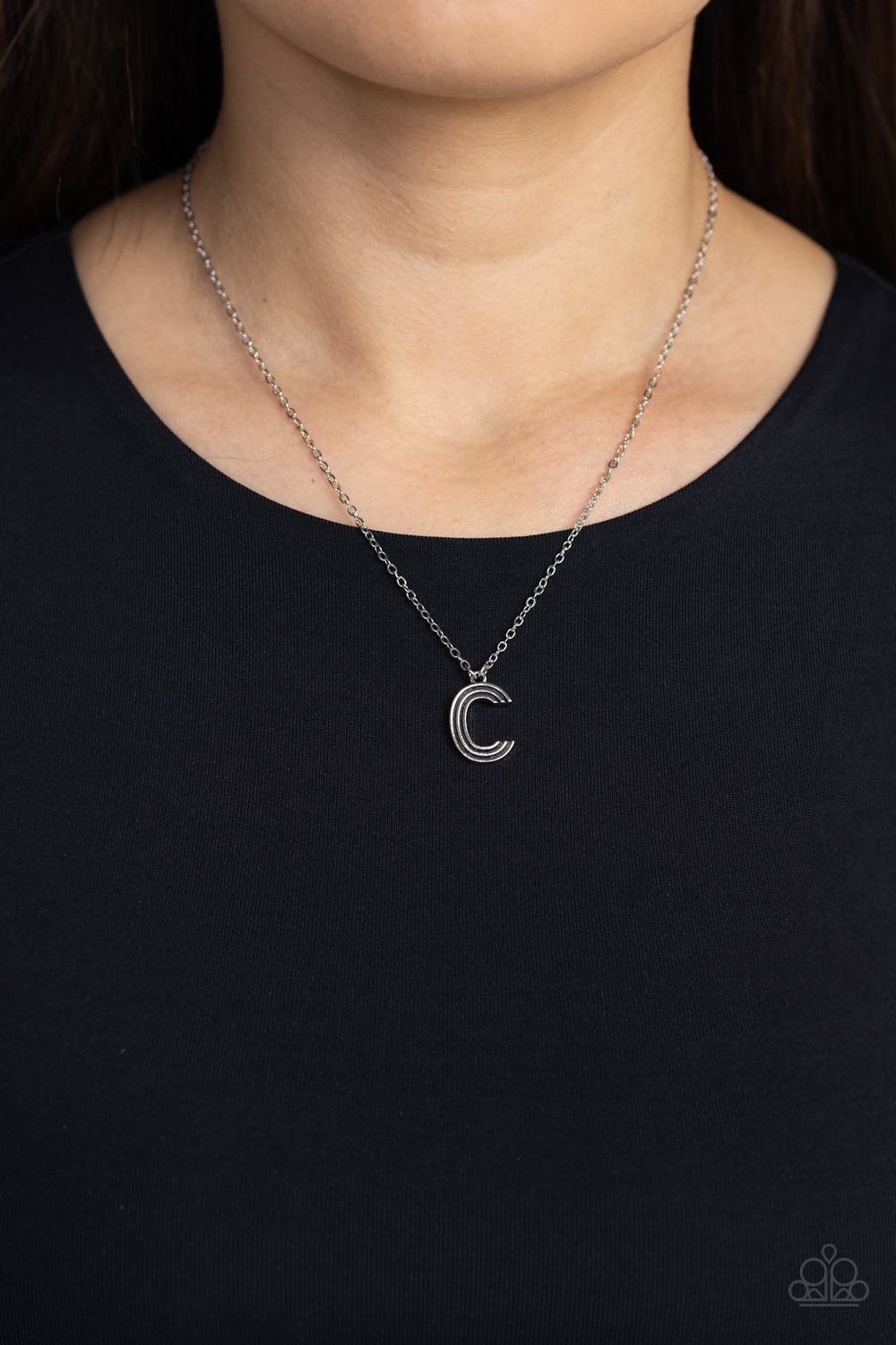Necklaces Leave Your Initials - Silver - C