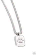 Load image into Gallery viewer, Necklaces PAW to the Line - White Pet Lover PL100