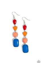 Load image into Gallery viewer, Earrings Aesthetic Assortment - Multi (Red/ Orange/Blue) E281