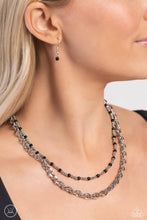 Load image into Gallery viewer, Necklaces A Pop of Color - Black N2310