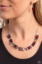 Load image into Gallery viewer, Necklaces Elite Emeralds - Red N2352