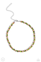 Load image into Gallery viewer, Necklace Colorfully GLASSY - Purple SET54