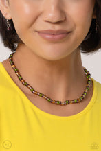 Load image into Gallery viewer, Necklace Colorfully GLASSY - Purple SET54