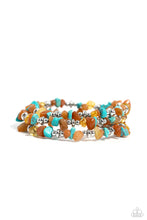 Load image into Gallery viewer, Bracelets Stacking Stones - Orange B270