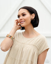 Load image into Gallery viewer, Bracelets Stacking Stones - Orange B270