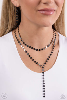 NecklacesReeling in Radiance - Black Choker N2154