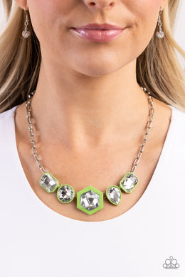 Necklaces Evolving Elegance - Green