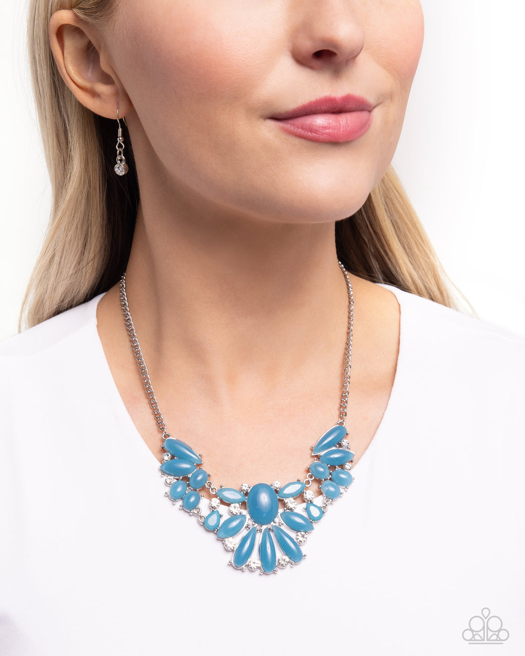 Necklaces Dazzling Diadem - Blue N218