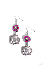 Load image into Gallery viewer, Earrings Intricate Impression - Pink E2345