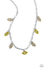 Load image into Gallery viewer, Necklaces KISS the Mark - Yellow VDAY N2091