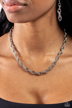 Load image into Gallery viewer, Necklaces Braided Ballad - Silver N128