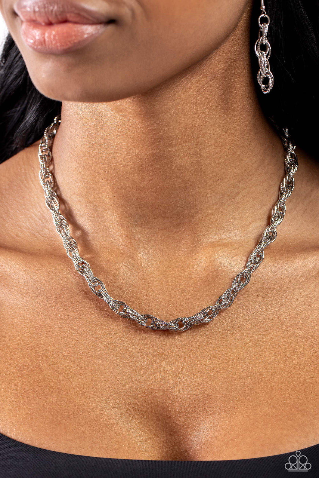 Necklaces Braided Ballad - Silver N128