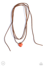 Load image into Gallery viewer, Necklaces Wanderlust Wardrobe - Orange VDAY V500