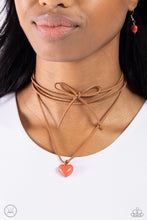Load image into Gallery viewer, Necklaces Wanderlust Wardrobe - Orange VDAY V500