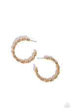 Load image into Gallery viewer, Earrings Braided Bravado - Gold E2409