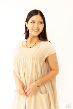 Load image into Gallery viewer, Necklace My HEARTBEAT Will Go On - Brown SET42