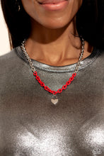 Load image into Gallery viewer, Necklace Locked Down - Red SET35