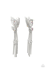 Load image into Gallery viewer, Earrings A Few Of My Favorite WINGS - White E2148 IRIDESCENT