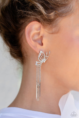 Earrings A Few Of My Favorite WINGS - White E2148 IRIDESCENT
