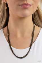 Load image into Gallery viewer, Necklaces Salvaging Sass - Black N487