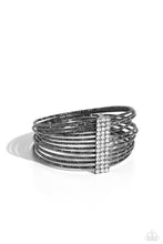 Load image into Gallery viewer, Bracelets Shimmery Silhouette - Black B2223
