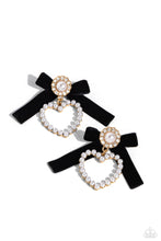Load image into Gallery viewer, Earrings BOW and Then - Gold Pearl E2348