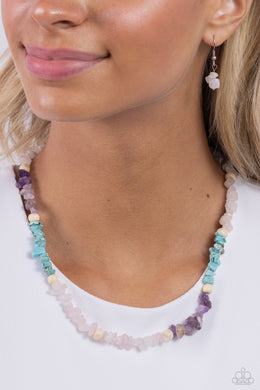 Necklaces Urban Soothing Stones - Pink N2406