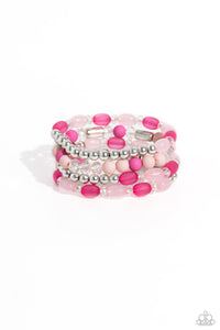 Bracelet Glassy Gait - Pink B215