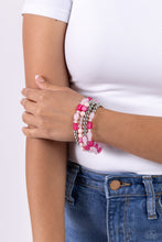 Load image into Gallery viewer, Bracelet Glassy Gait - Pink B215