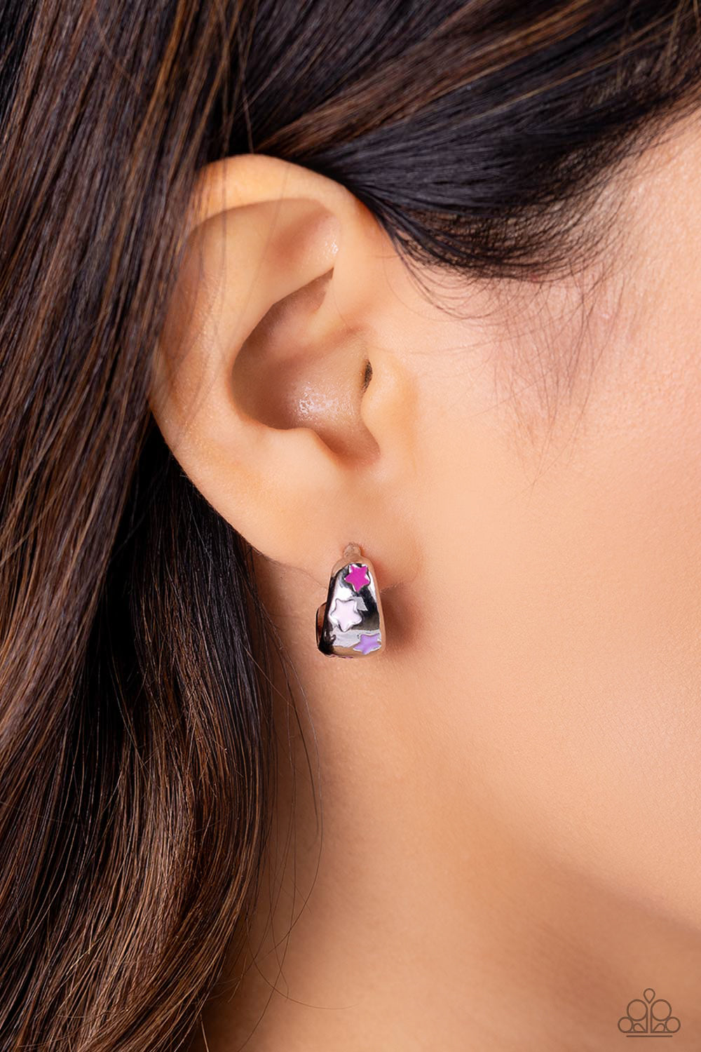 Earrings SCOUTING Stars - Pink MINI S117