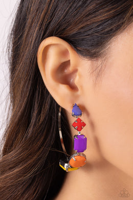 Earrings Geometric Gamer - Multi E113