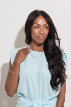 Load image into Gallery viewer, Necklace Colorfully GLASSY - Pink SET37