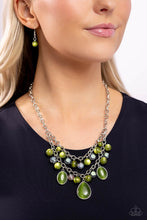 Load image into Gallery viewer, Necklaces Dewy Disposition - Green N2272