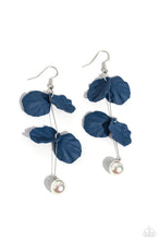 Load image into Gallery viewer, Earrings Edwardian Era - Blue E526 PEARL