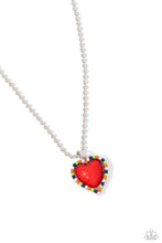 Load image into Gallery viewer, Necklaces Romantic Ragtime - Red VDAY N158