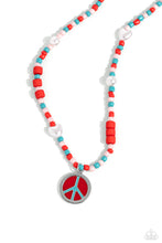 Load image into Gallery viewer, Necklaces Pearly Possession - Red N2149