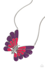 Load image into Gallery viewer, Necklace Moth Maven - Purple N2182