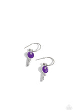 Load image into Gallery viewer, Earrings Key Performance - Purple MINI S120